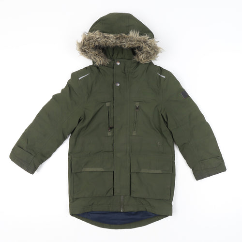 Regatta Girls' Green Parka Coat, Size 6, Winter Wear