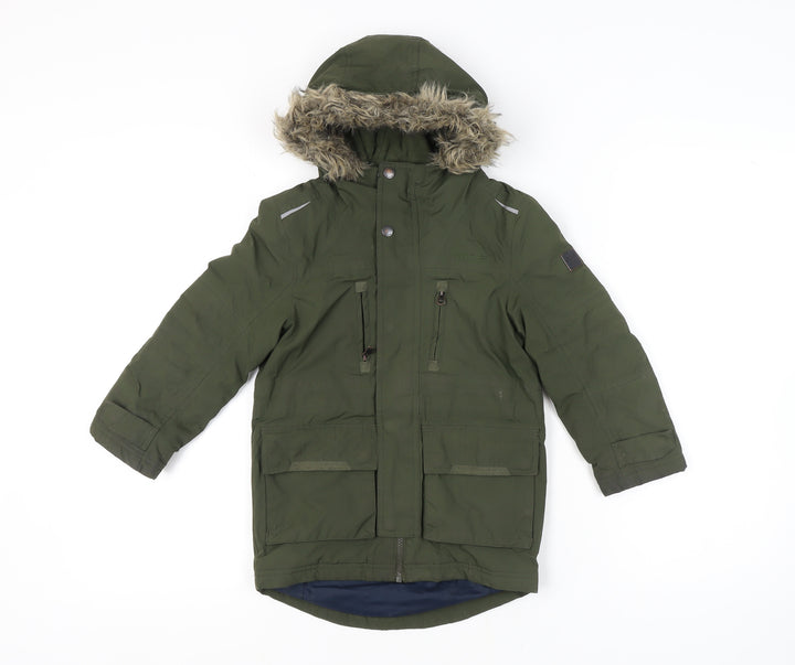 Regatta Girls' Green Parka Coat, Size 6, Winter Wear