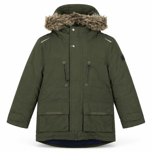 Regatta Girls' Green Parka Coat, Size 6, Winter Wear