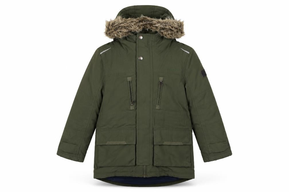 Regatta Girls' Green Parka Coat, Size 6, Winter Wear