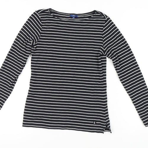 Tom Tailor Women's Black Striped Long Sleeve T-Shirt