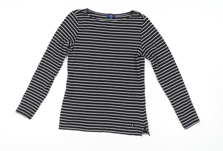 Tom Tailor Women's Black Striped Long Sleeve T-Shirt