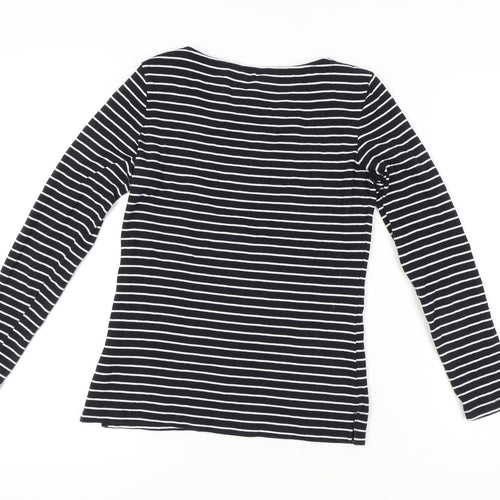 Tom Tailor Women's Black Striped Long Sleeve T-Shirt