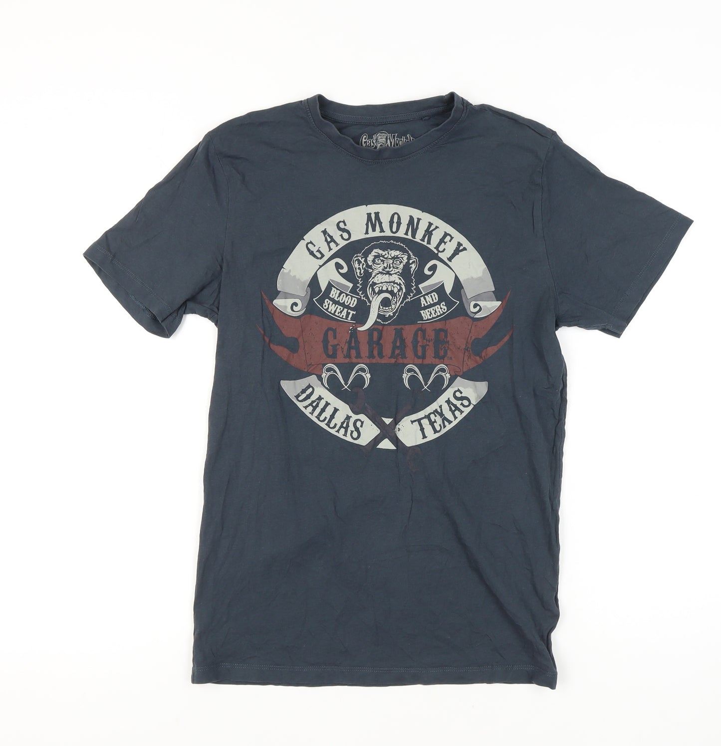 Gas Monkey Men's S Graphic Garage T-Shirt Black