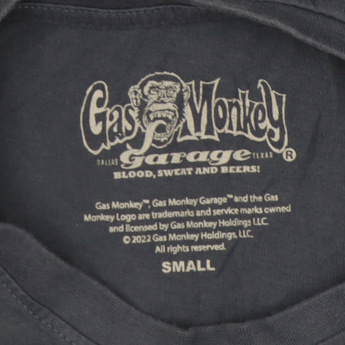 Gas Monkey Men's S Graphic Garage T-Shirt Black