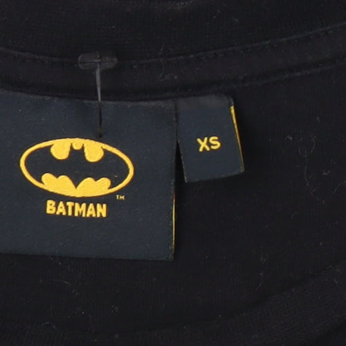 Batman Unisex Black XS Basic T-Shirt