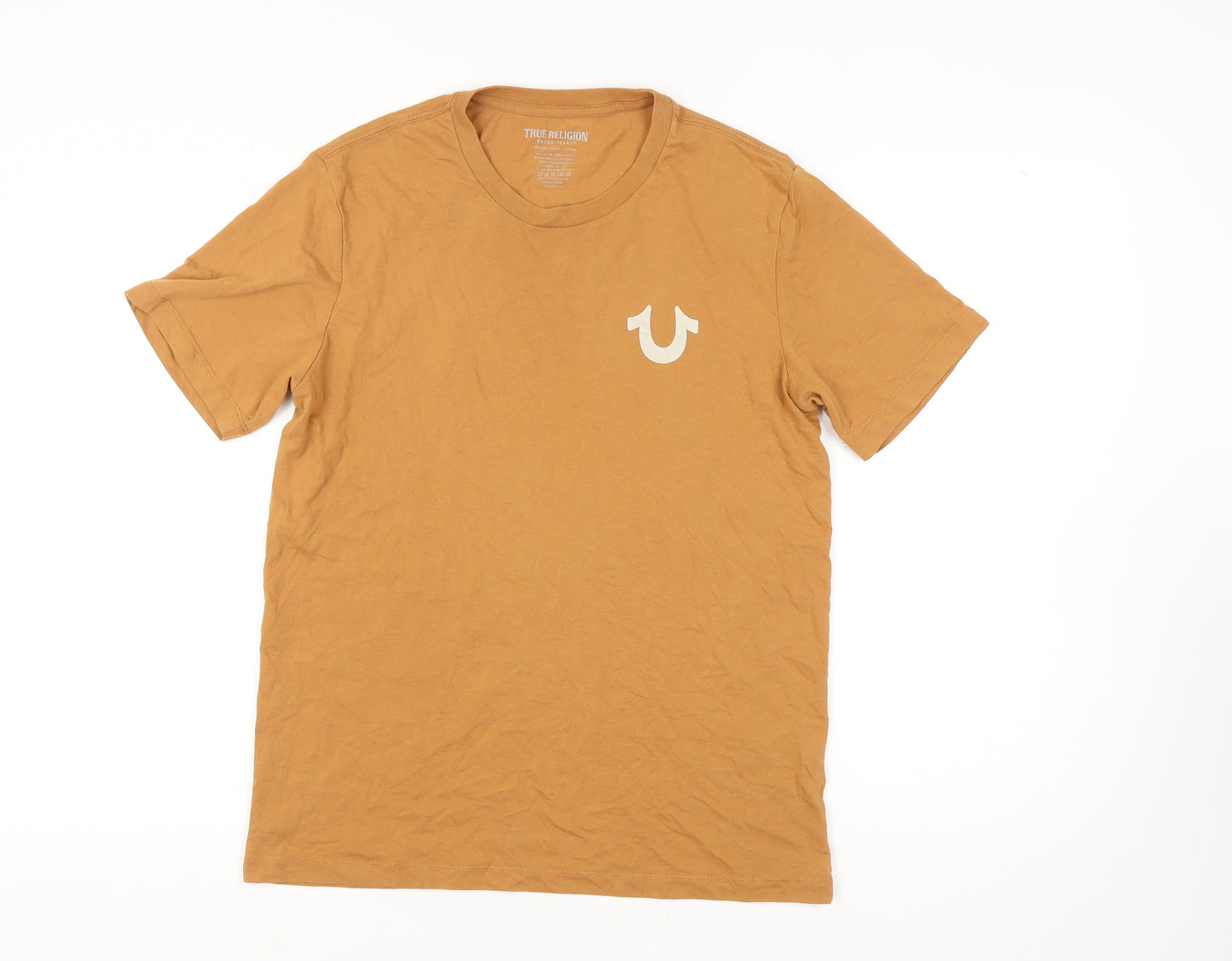 True Religion Men's Brown Graphic T-Shirt, Size M