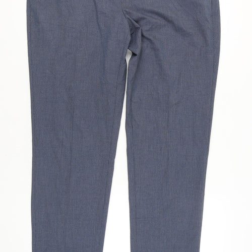 Marks and Spencer Men's Blue Dress Pants, Size 42