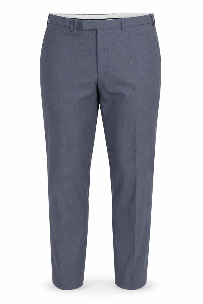 Front view of Marks & Spencer Men's Blue Dress Pants, size 42