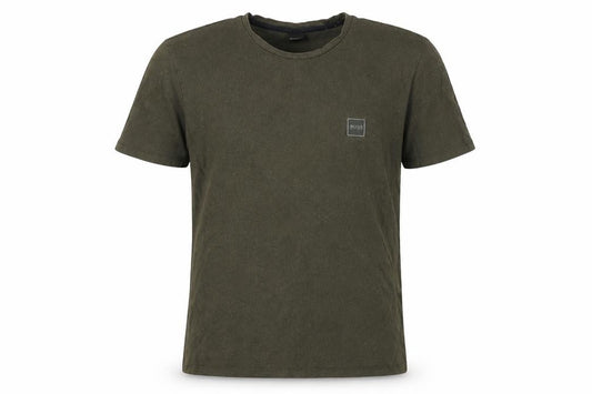 Front view of Hugo Boss Men's Green M T-Shirt