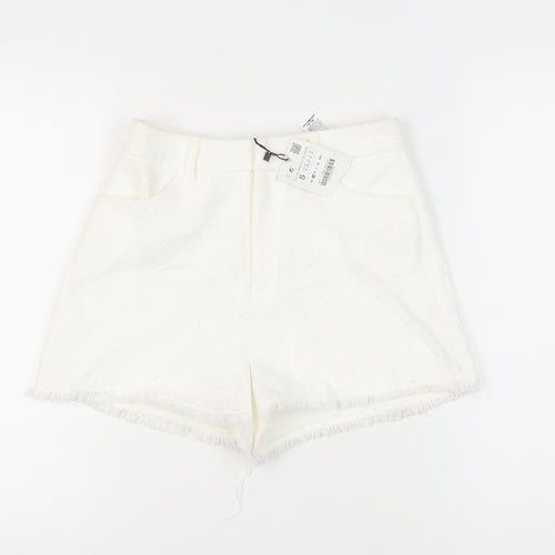 Zara Women's White Shorts S