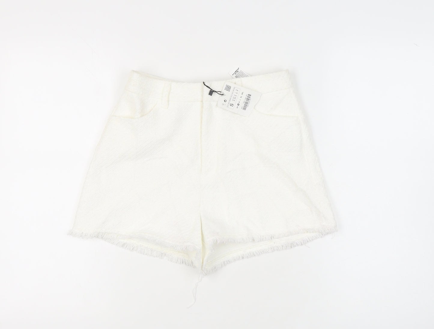 Zara Women's White Shorts S