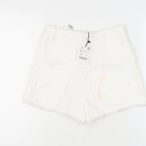Zara Women's White Shorts S