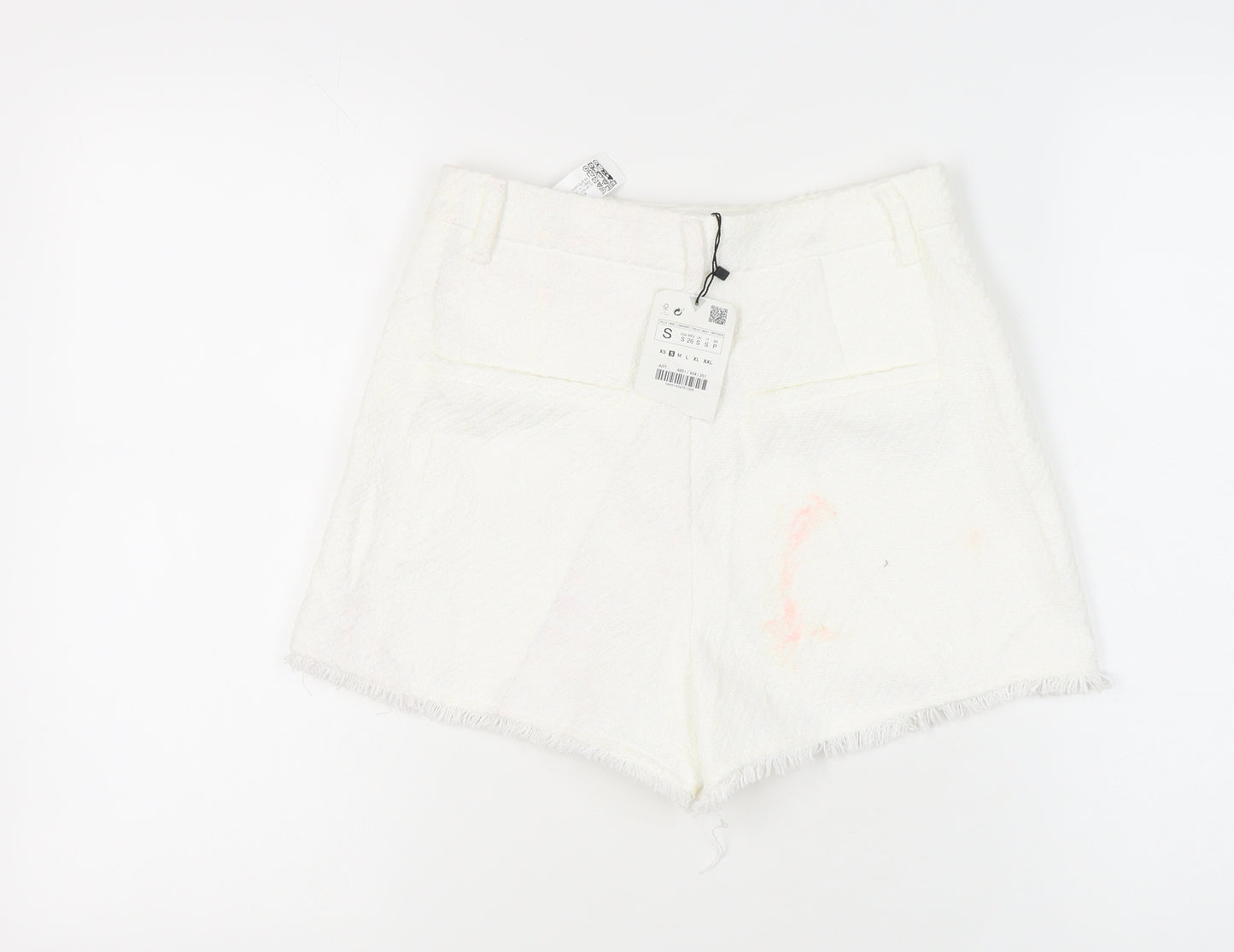 Zara Women's White Shorts S