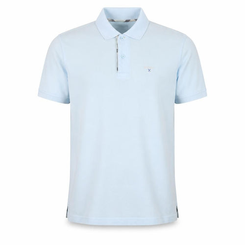 Barbour Men’s Blue Polo Sky Blue Medium