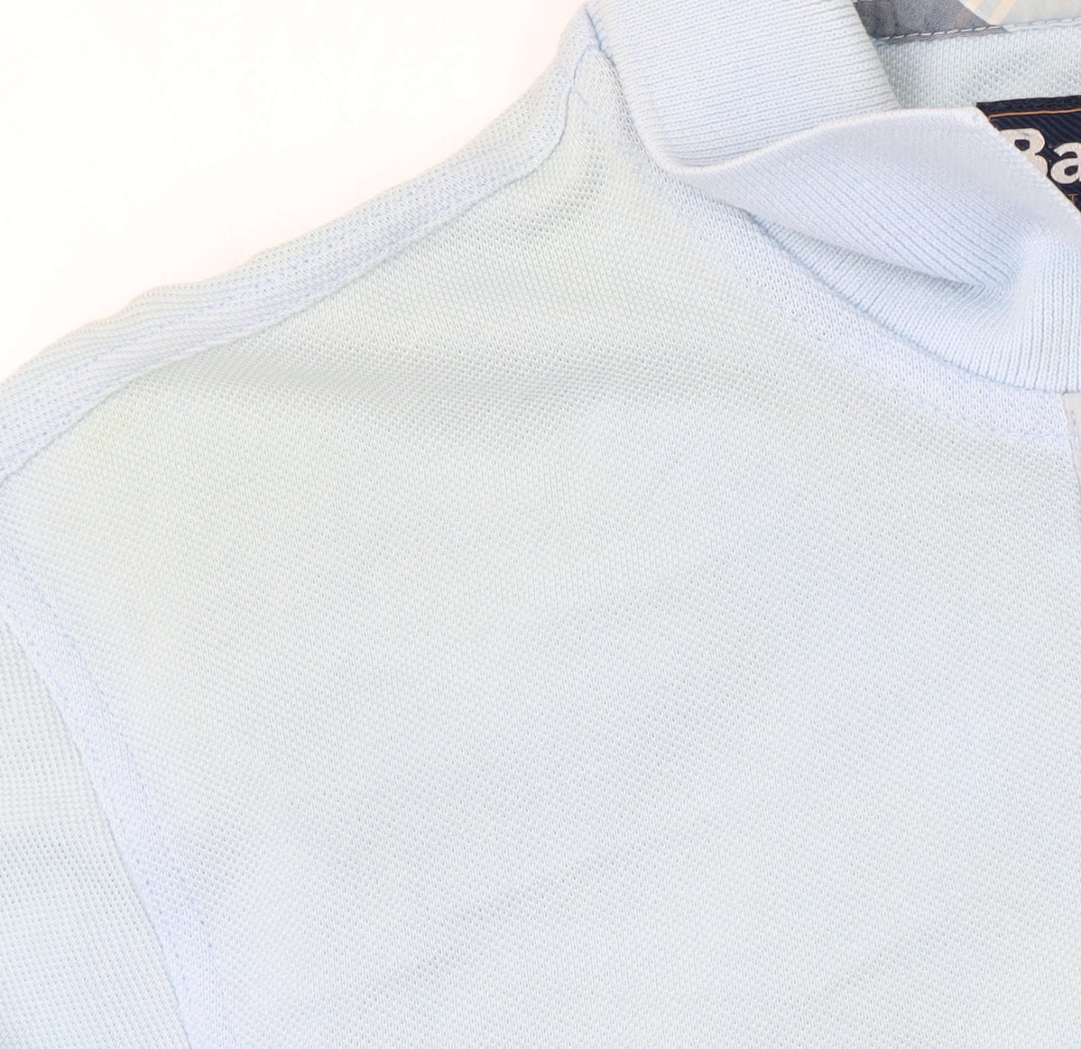 Barbour Men’s Blue Polo Sky Blue Medium