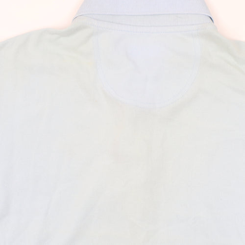 Barbour Men’s Blue Polo Sky Blue Medium