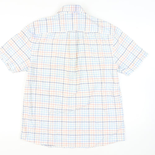Marks & Spencer Men's Multicoloured Plaid Shirt, M