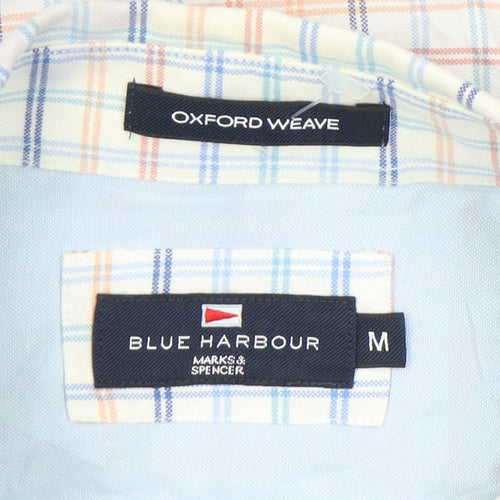 Marks & Spencer Men's Multicoloured Plaid Shirt, M