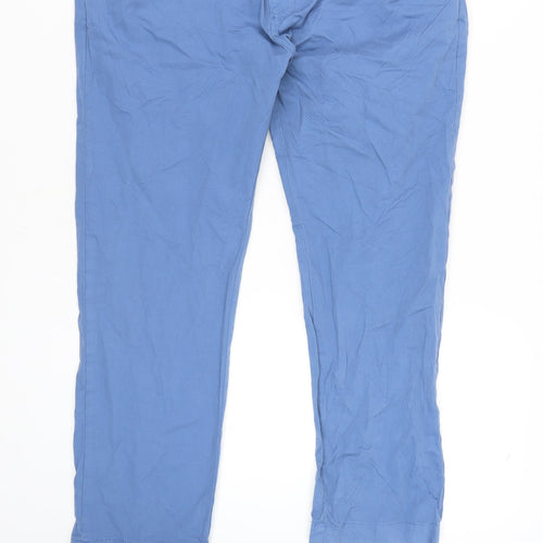 Marks and Spencer Men's Blue Chino Trousers 36