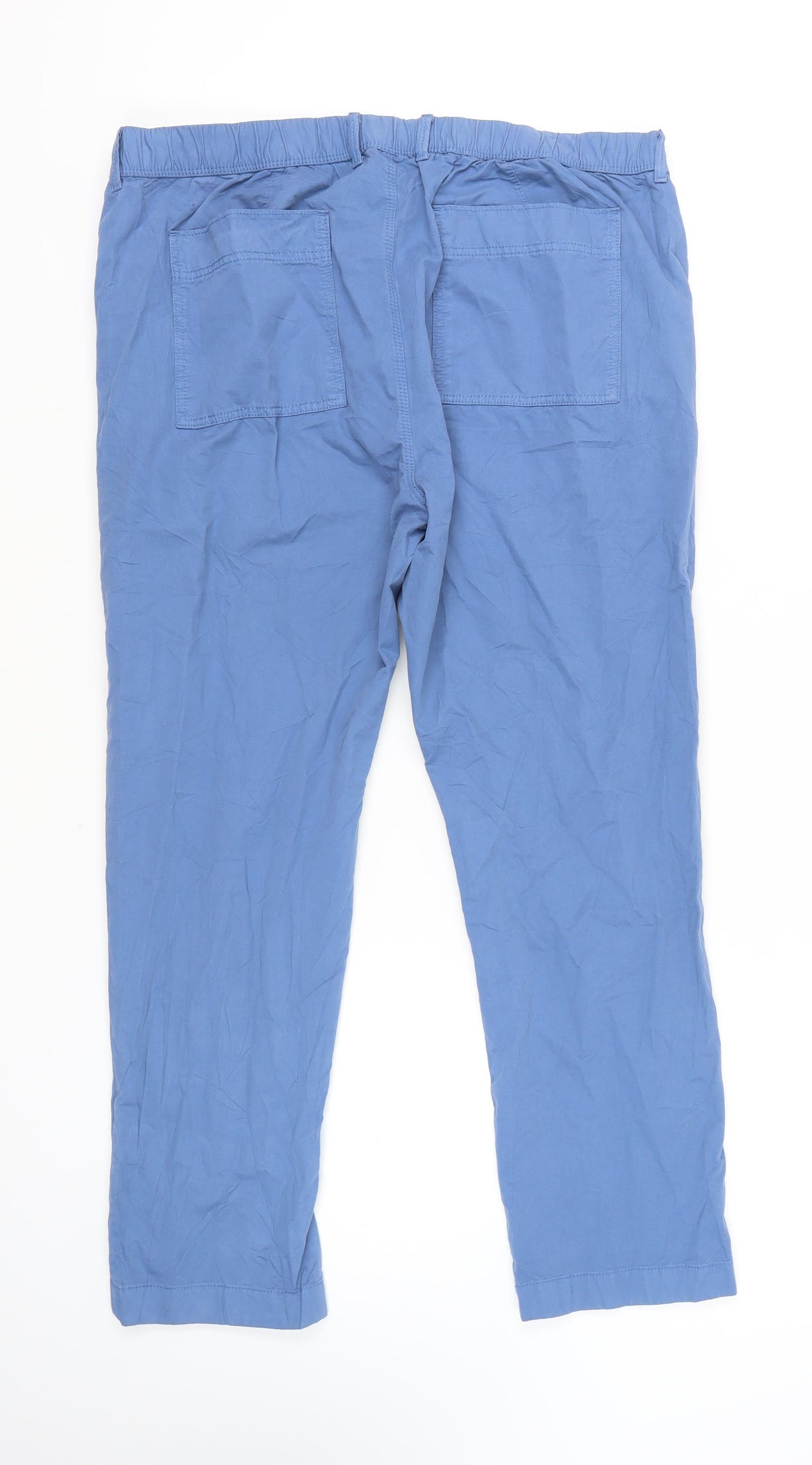 Marks and Spencer Men's Blue Chino Trousers 36
