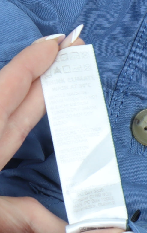 Marks and Spencer Men's Blue Chino Trousers 36