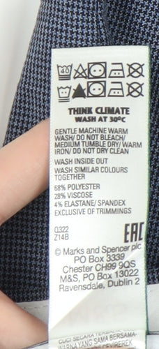 Marks and Spencer Men's Blue Trousers, 42