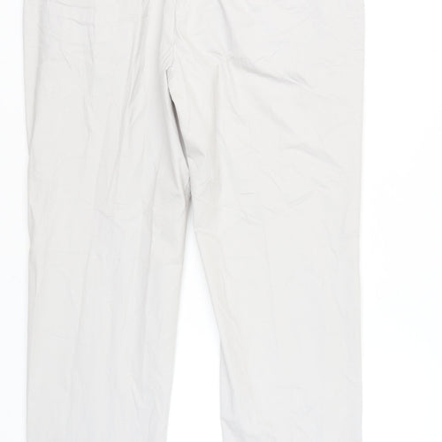 Marks and Spencer Men's Beige Chino Trousers, Size 40