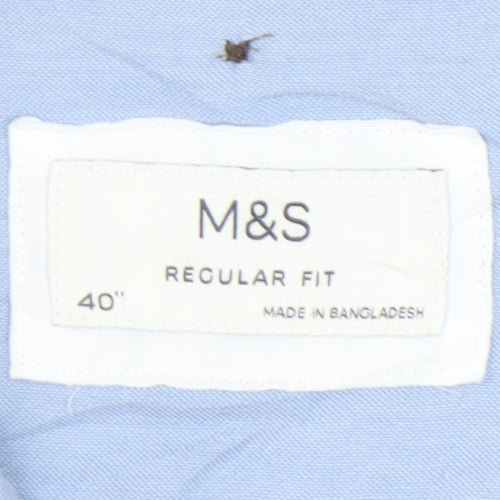 Marks and Spencer Men's Beige Chino Trousers, Size 40