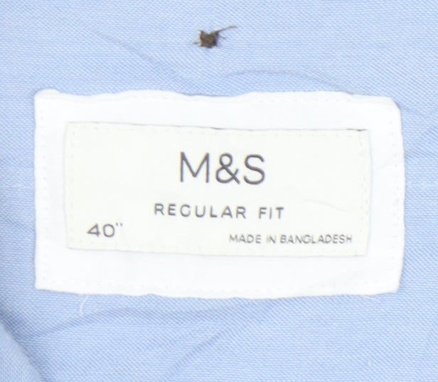 Marks and Spencer Men's Beige Chino Trousers, Size 40