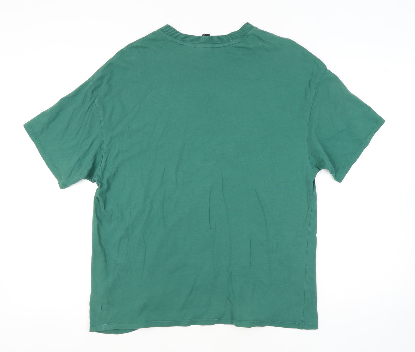 H&M Green Disney T-Shirt Unisex S Disney Tennis