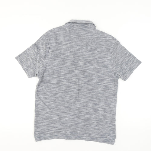 Marks and Spencer Men's Grey Polo Shirt S Tailored
