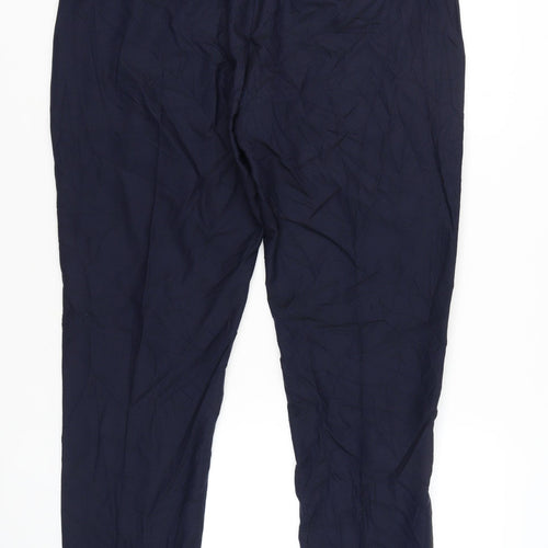 Marks and Spencer Men's Blue Wool Trousers Size 42