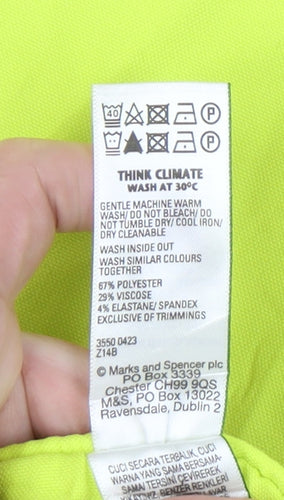 Marks and Spencer Women's Green Windbreaker Trousers Size 12