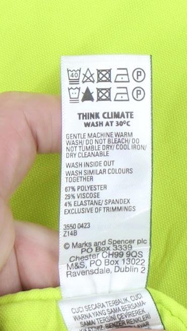 Marks and Spencer Women's Green Windbreaker Trousers Size 12