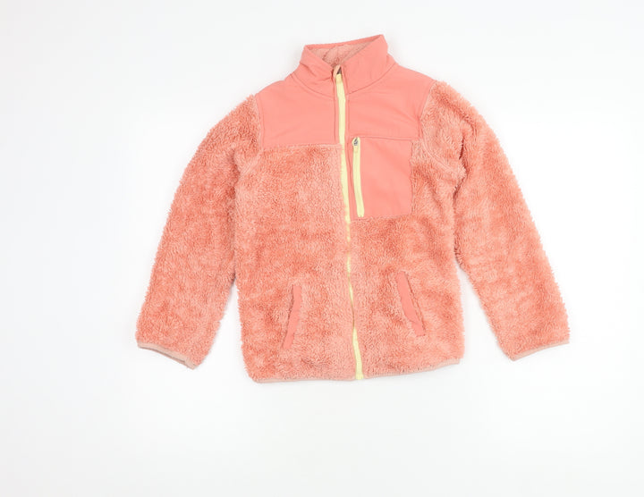 Mountain Warehouse Girls Pink Fleece Jacket 9-10 Years