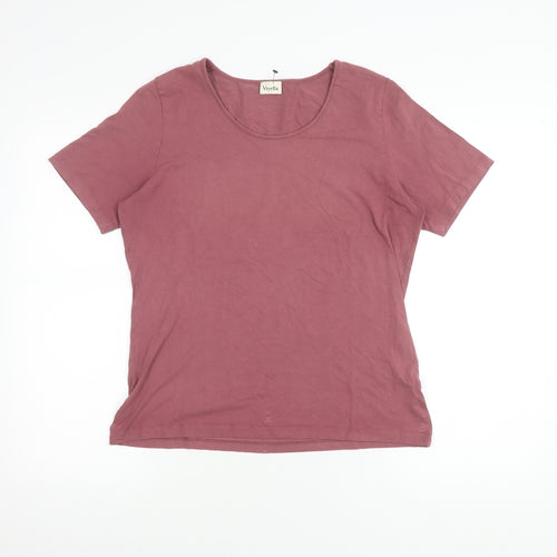 Viyella Women's Purple Medium Basic T-Shirt