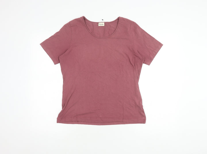 Viyella Women's Purple Medium Basic T-Shirt