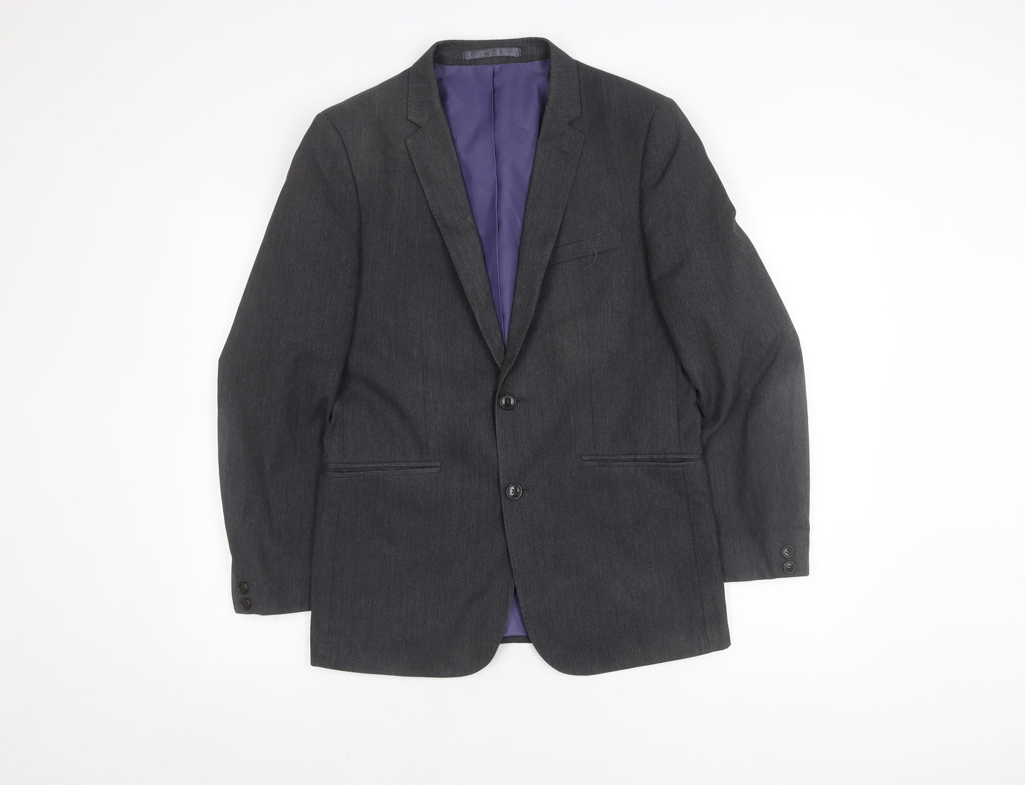 Marks and Spencer Men's Grey Suit Jacket 38R