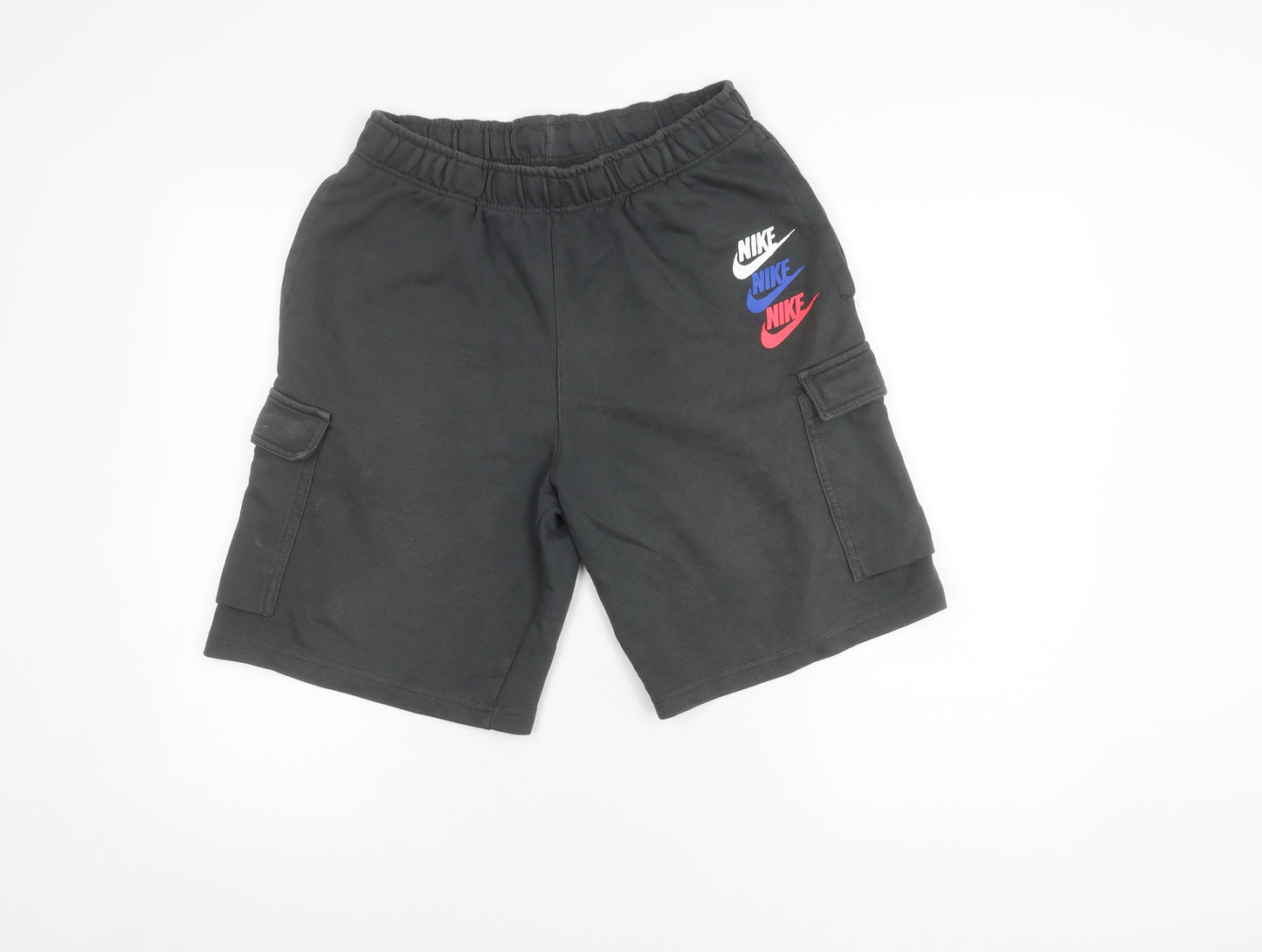 Nike Men's Black Athletic Shorts S Elastic Waist