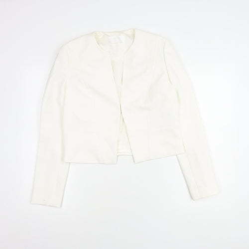 Hugo Boss Women's White Suit Jacket, UK 10, Lined