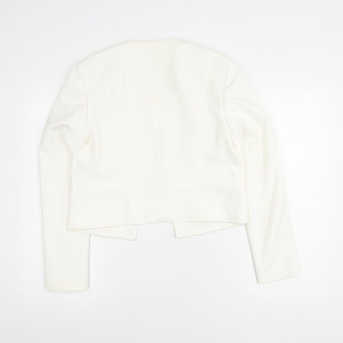 Hugo Boss Women's White Suit Jacket, UK 10, Lined