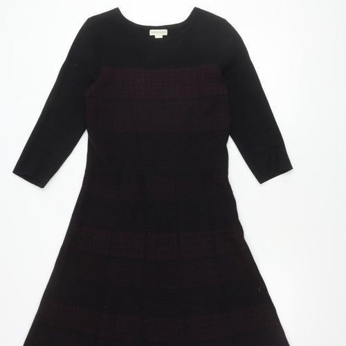 Monsoon Women's Black Check Dress Size 12