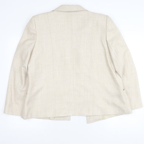 EWM Pure Classics Women's Ivory Blazer Size 18