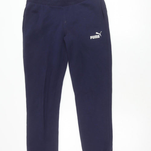 Puma Men's Blue Jogger S with Elastic Waist