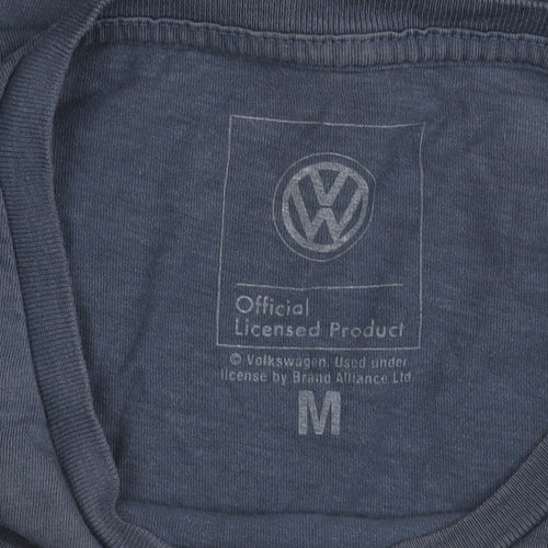 Tu Men's Blue Volkswagen Graphic T-Shirt Size M