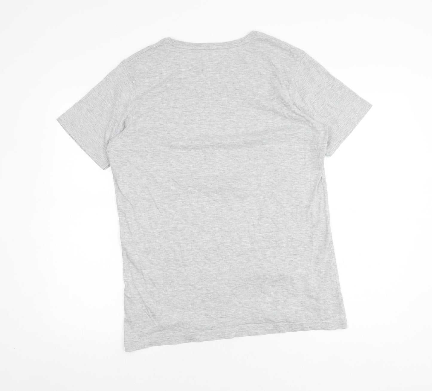 Pepsi Men's Grey Retro Graphic T-Shirt Short Sleeve L