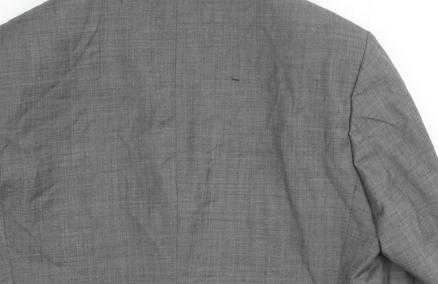 Burton Men's Grey Long Blazer, Size 42L, Formal Jacket