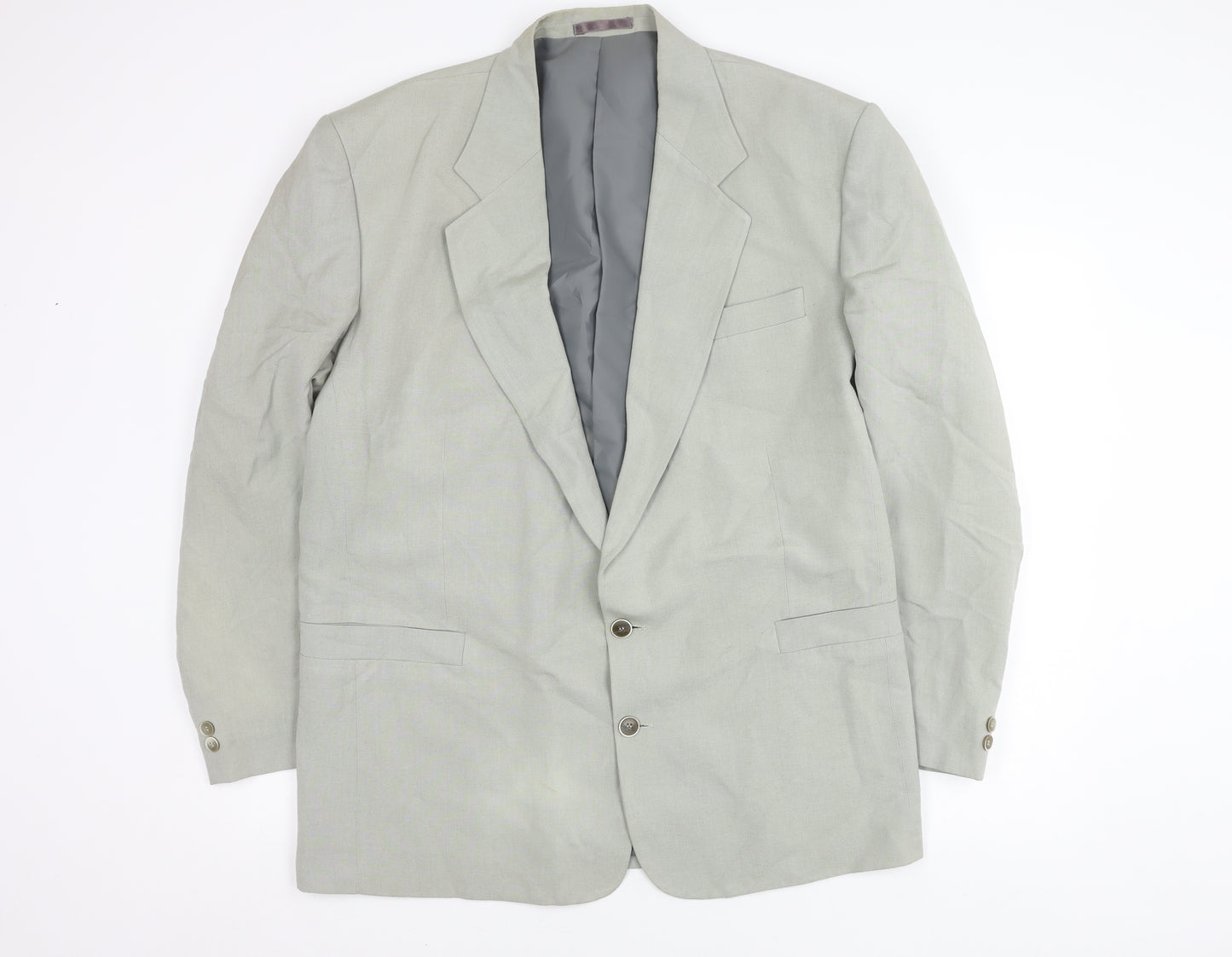 Willson Men's Grey Blazer Size 44 Two-Button Jacket