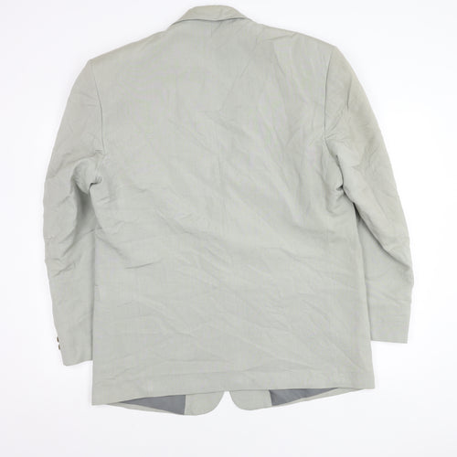 Willson Men's Grey Blazer Size 44 Two-Button Jacket